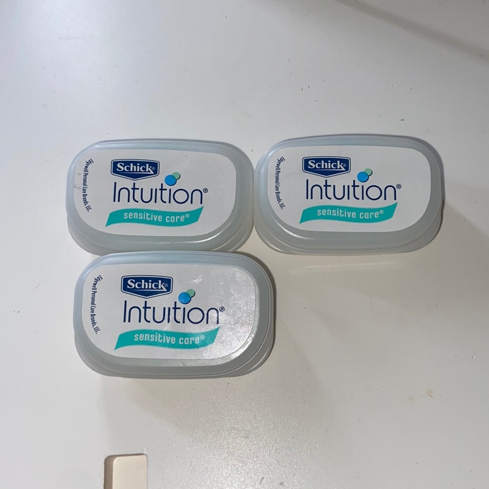 3 BRAND NEW SCHICK INTUITION RAZOR HEADS